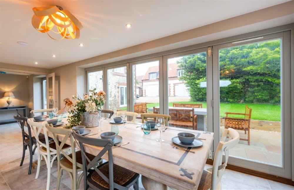 Ground floor: Dining space inside and out! at Old Farm, Thornham near Hunstanton