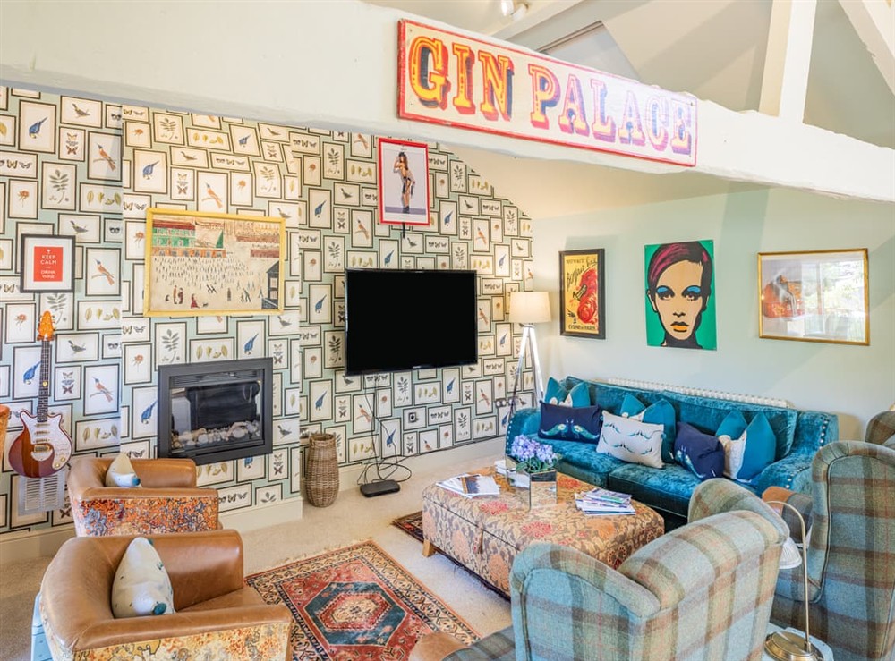 Open plan living space at Old Ford Place in Stamford, Lincolnshire