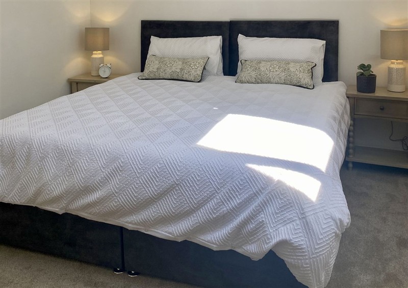 This is the bedroom at Old Forge Apartment, Cookley