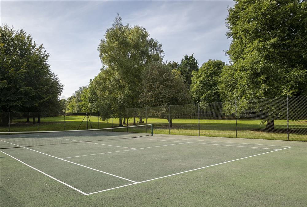 Tennis court with exclusive use