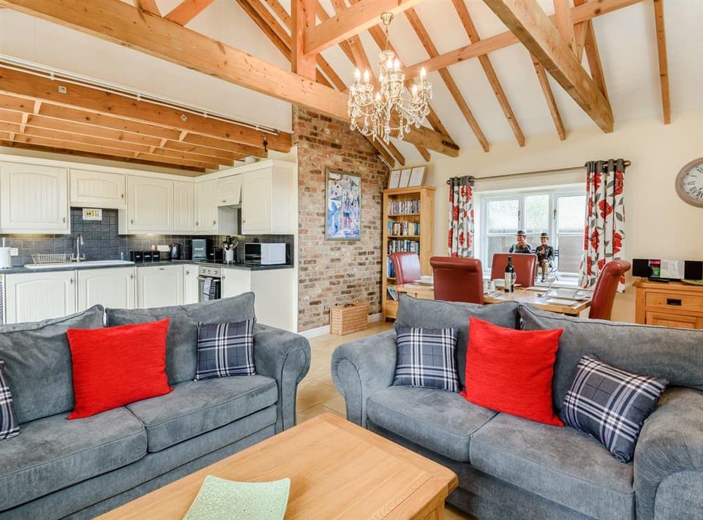 Living area at Old Foundry Cottage in Burgh-le-Marsh, near Skegness, Lincolnshire