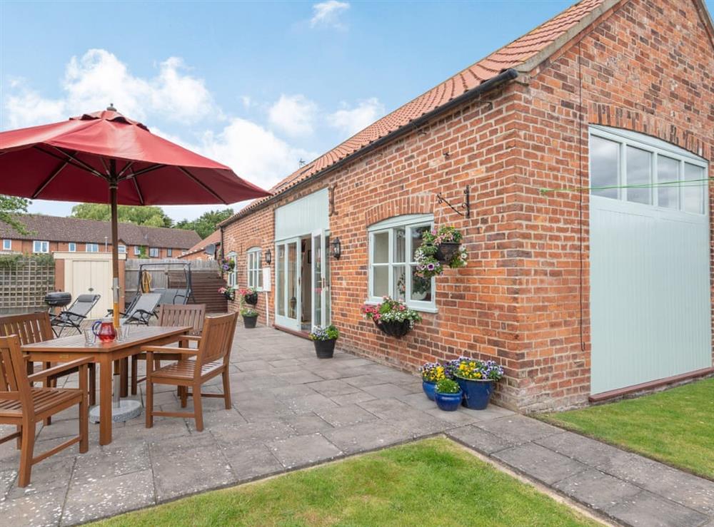 Outdoor area at Old Foundry Cottage in Burgh-le-Marsh, near Skegness, Lincolnshire