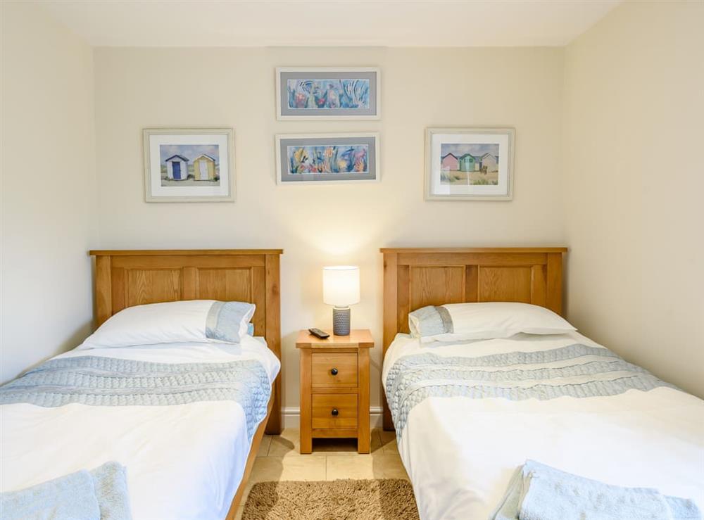 Twin bedroom at Old Foundry Cottage in Burgh-le-Marsh, near Skegness, Lincolnshire