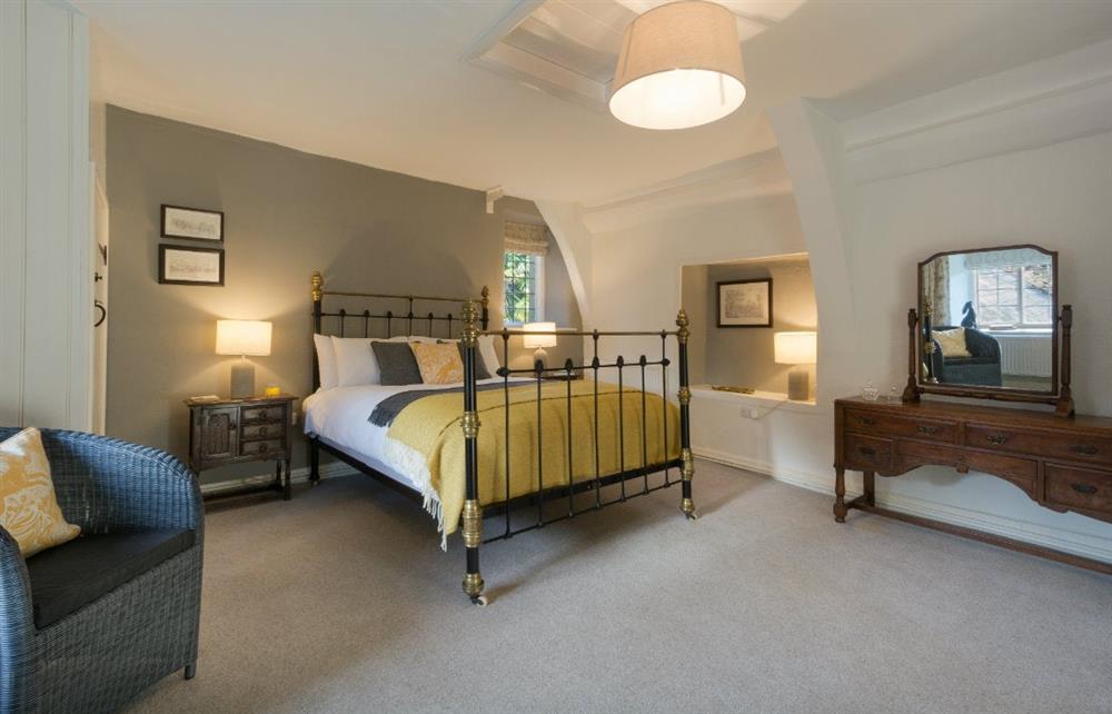 The double bedroom at Old Gateway Cottage in Minehead, Somerset