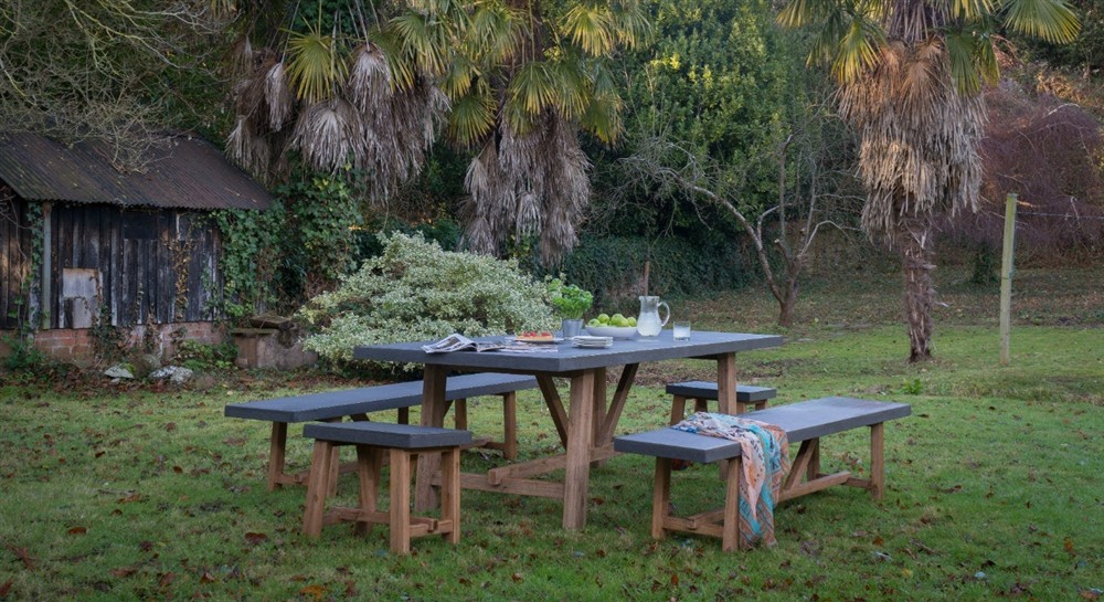 The garden at Old Gateway Cottage in Minehead, Somerset