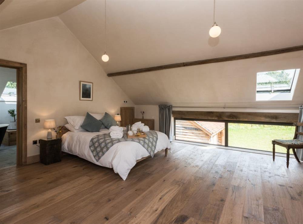 Large double bedroom with en-suite (photo 2) at Old Hall Farm Barn in Kerdiston, near Norwich, Norfolk