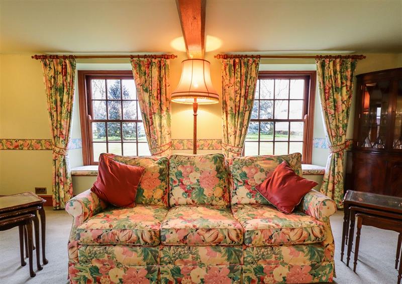 Relax in the living area at Old Hall Farm, Great Steeping near Spilsby