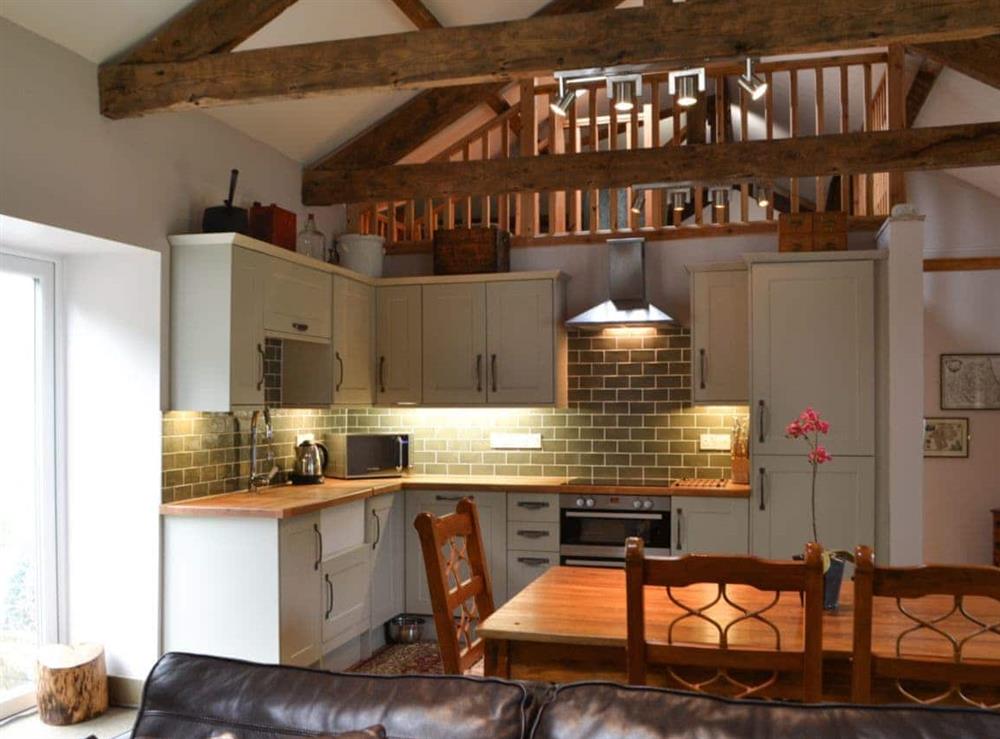 Dining area & kitchen at Old Kielder Castle Cottage in Kielder, near Bellingham, Northumberland