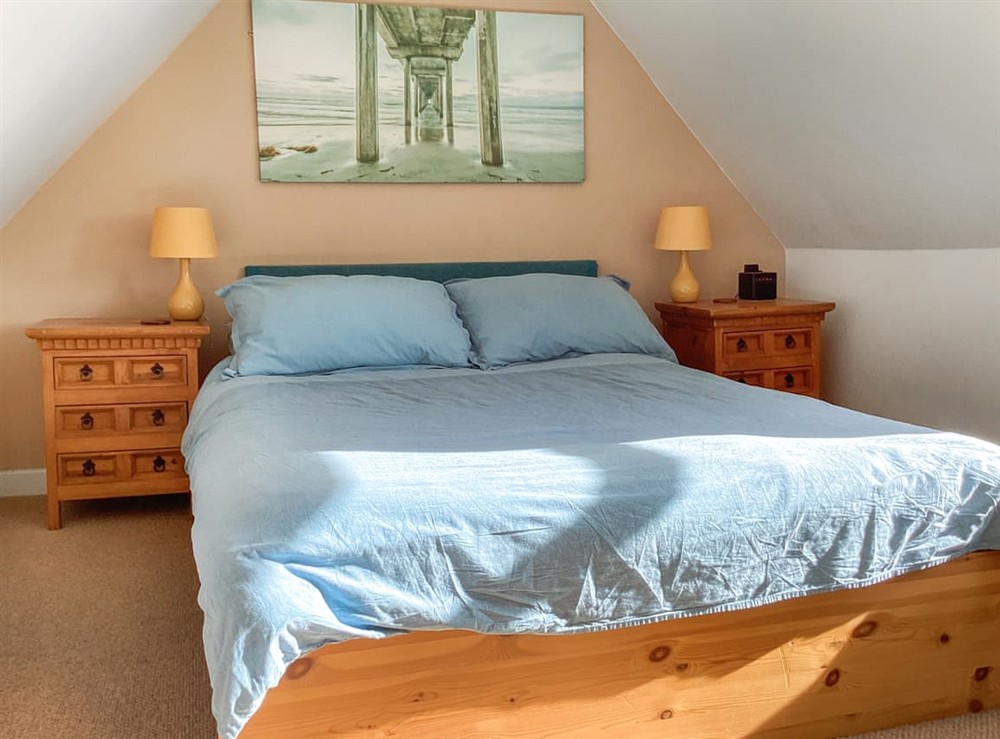 Double bedroom at Old Laurel Cottage in Jemimaville, Ross-Shire