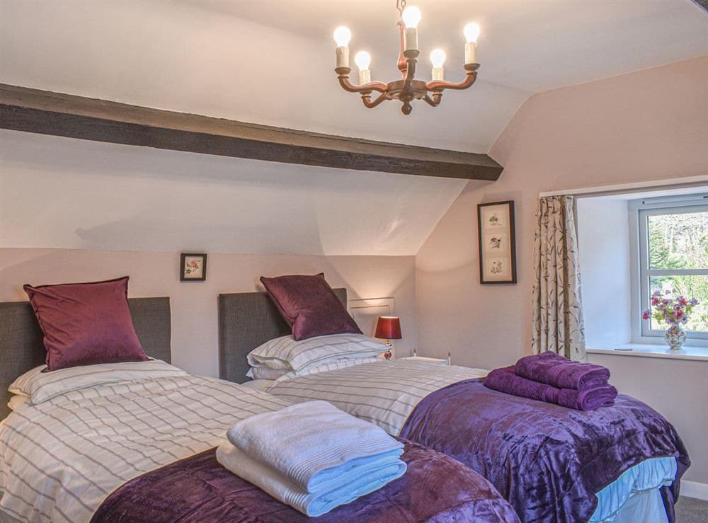Twin bedroom at Old Maltongate Farm Cottage in Thornton Le Dale, Yorkshire, North Yorkshire