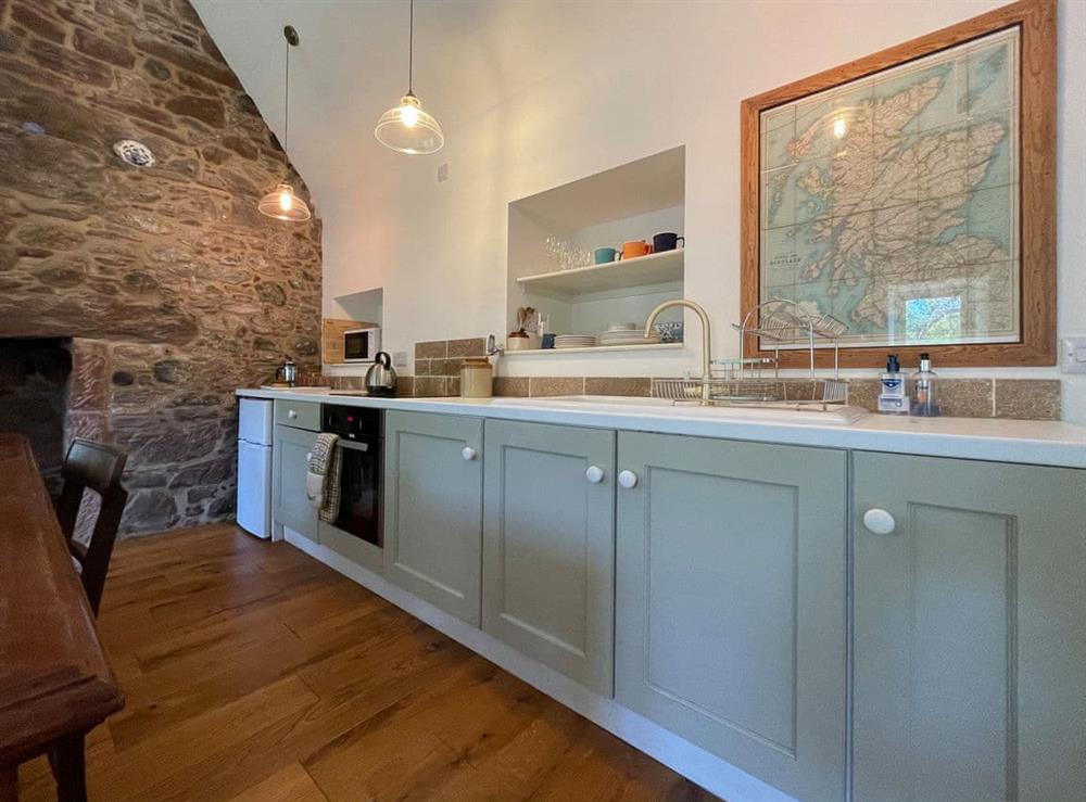 Kitchen at Old Manse Cottage in Fodderty, near Strathpeffer, Highlands, Ross-Shire