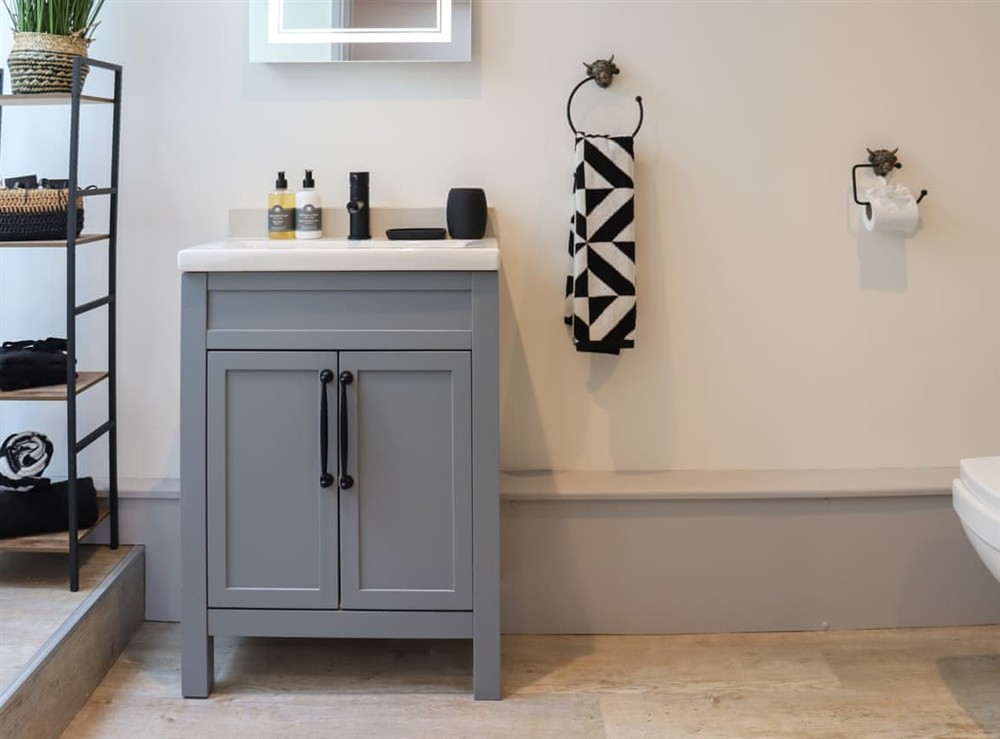 Bathroom at Old Milking Parlour in Llanelli, Dyfed