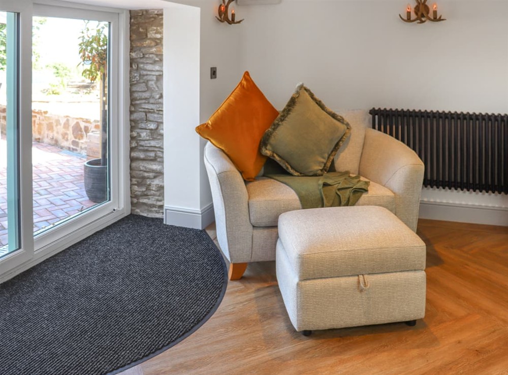 Living area at Old Milking Parlour in Llanelli, Dyfed