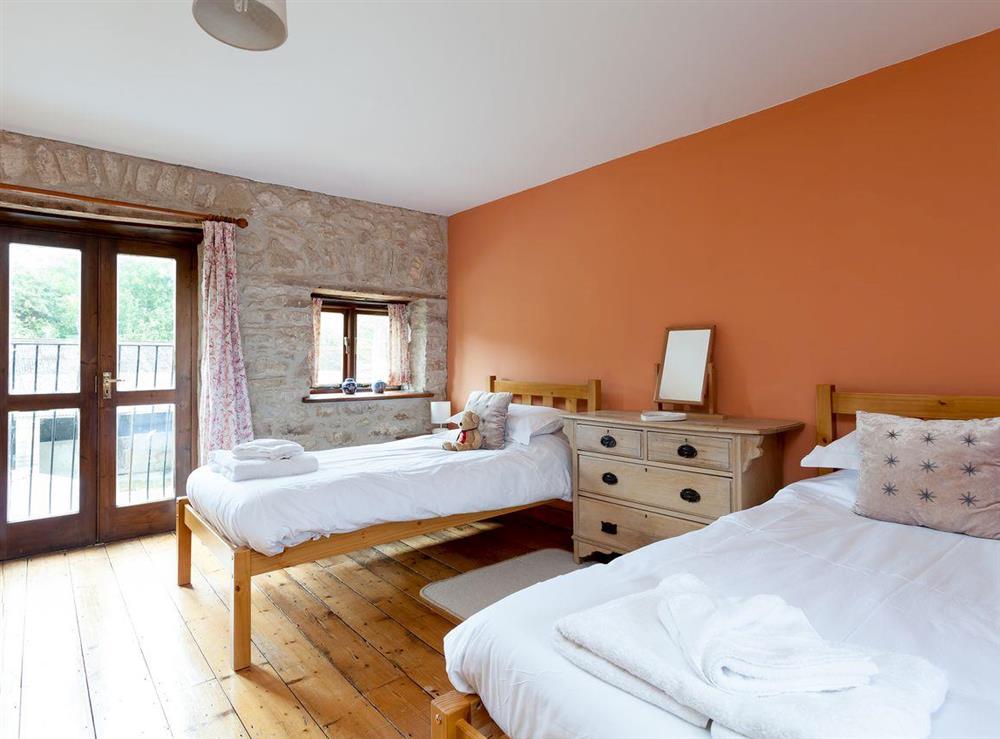Twin bedroom at Old Milking Parlour in Osmington, Nr Weymouth, Dorset., Great Britain