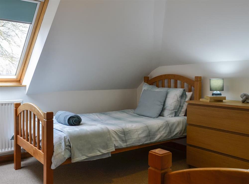 Twin bedroom at Old Mill Cottage in Blair Atholl, near Pitlochry, Perthshire