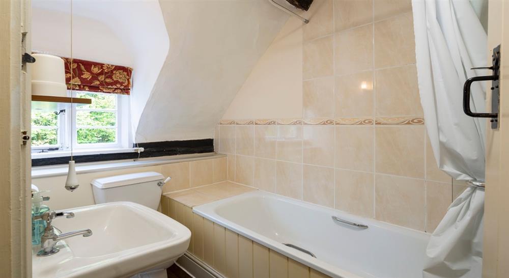 The bathroom at Old Mill Cottage in Bringsty, Herefordshire