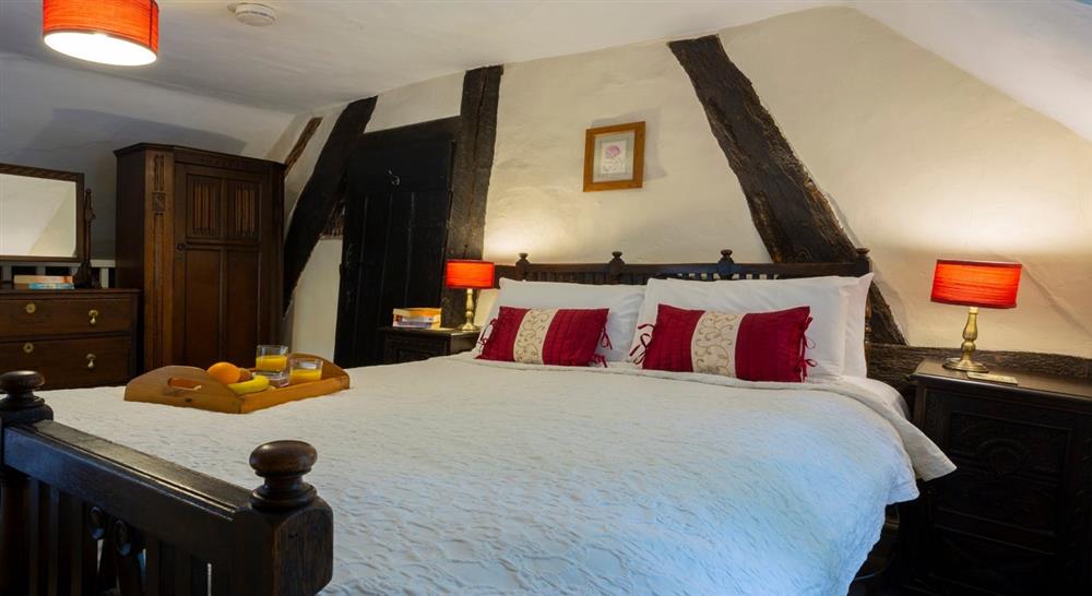 The double bedroom at Old Mill Cottage in Bringsty, Herefordshire