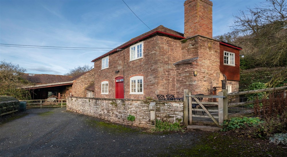The exterior of Old Linceter, Herefordshire at Old Mill Cottage in Bringsty, Herefordshire
