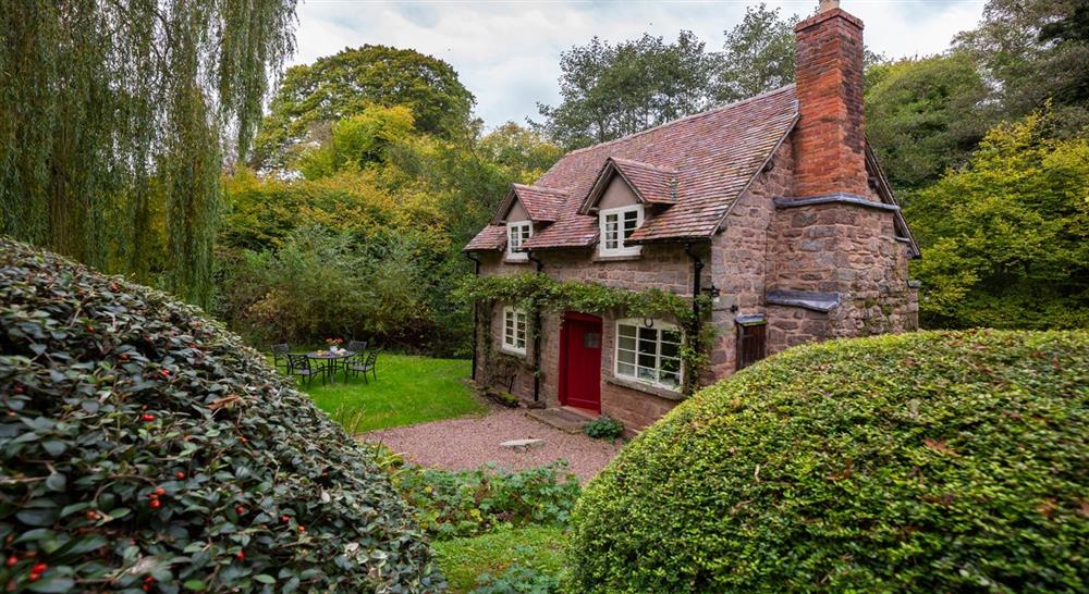 The exterior of Old Mill Cottage, Brockhampton, Herefordshire
