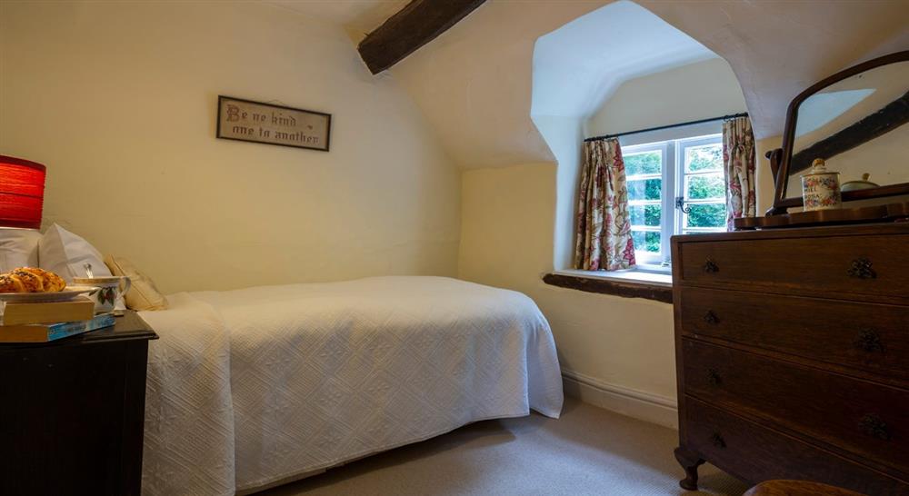 The single bedroom at Old Mill Cottage in Bringsty, Herefordshire