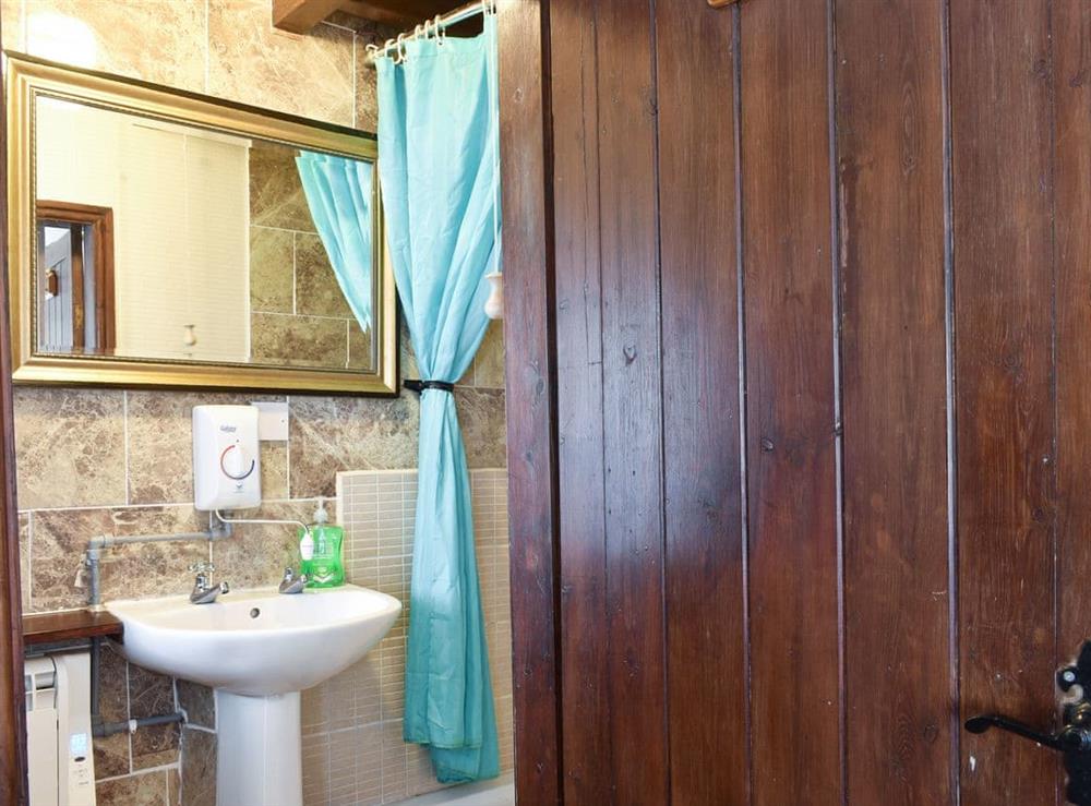 Shower room at Old Mill Cottage in Low Hawsker, near Whitby, Yorskhire, North Yorkshire