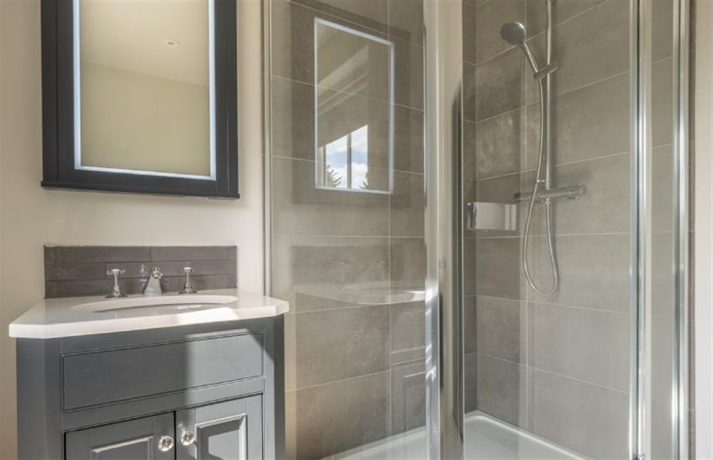 Shower room at Old Mill House, Brancaster near Kings Lynn