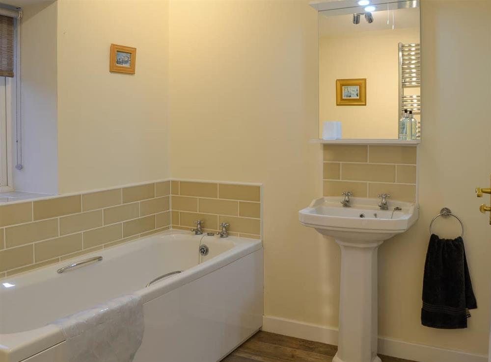 Bathroom at Old Milton Cottage in Bridge of Cally, near Blairgowrie, Perthshire