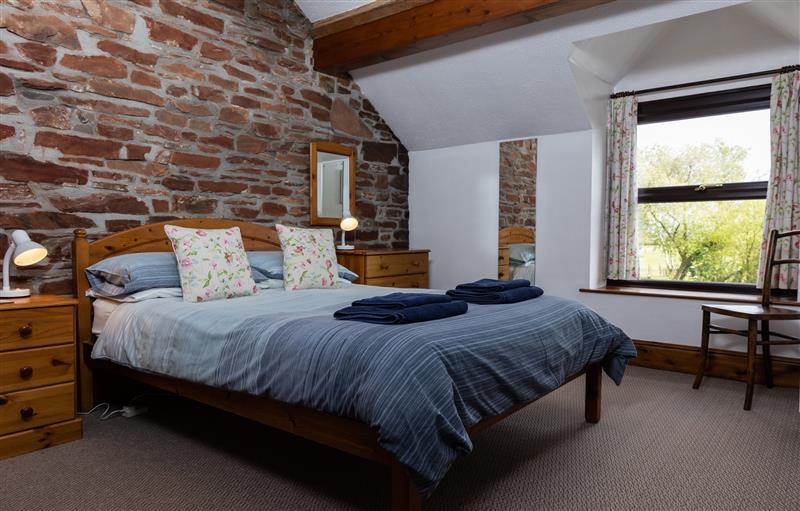 One of the 2 bedrooms at Old Nog Cottage, Torrington
