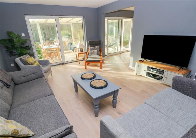 Relax in the living area at Old Orchard, Saundersfoot