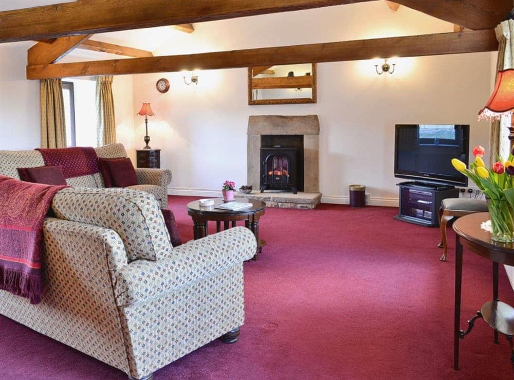 Living room at Old Pennistone in North Stainmore, near Brough, Cumbria