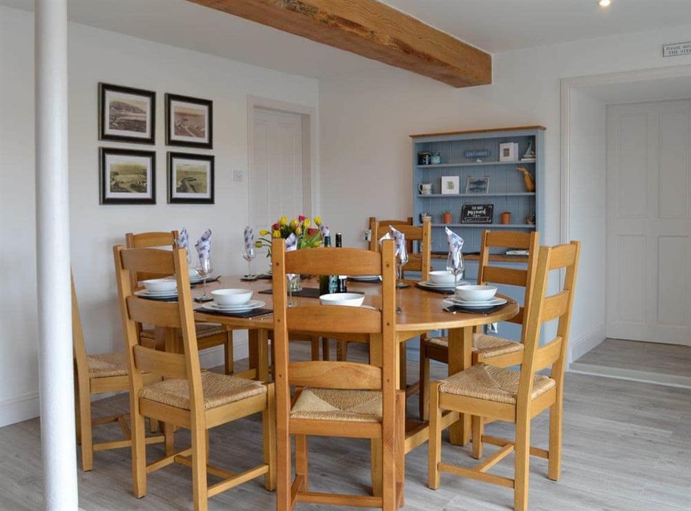 Dining Area at Old Port Store in Stairhaven, near Newton Stewart, Wigtownshire