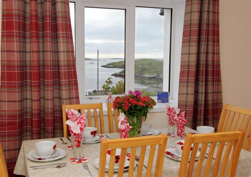 Relax in the living area at Old Post Office, Drinishader near Tarbert