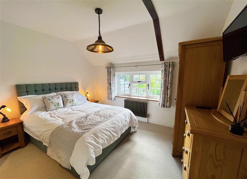One of the bedrooms at Old Post Office, Sherborne