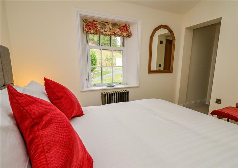 One of the 8 bedrooms at Old Rectory House, Aberhafesp near Caersws