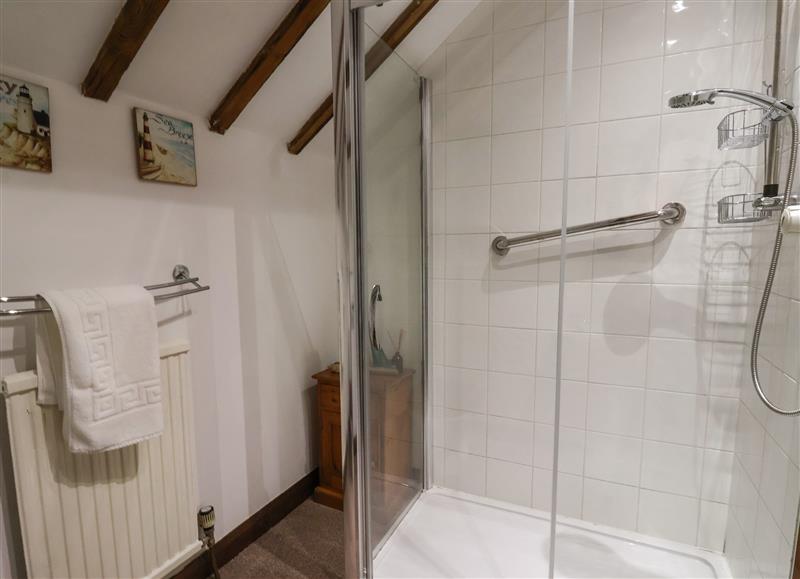 This is the bathroom at Old Roost Farmhouse, York