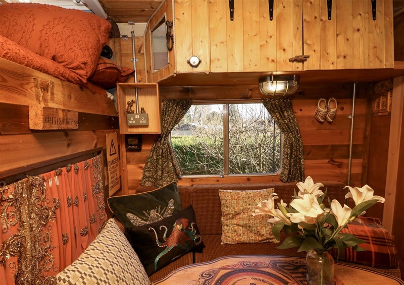 One of the bedrooms at Old Rosie, North Witham near Colsterworth