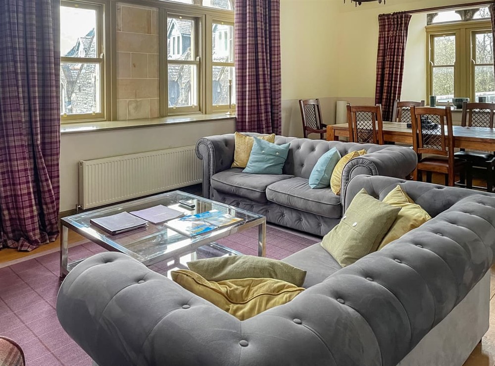 Living area at Glenlivet, 