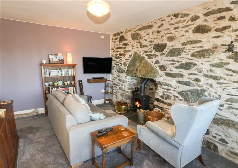 Relax in the living area at Old School House, Cemaes Bay