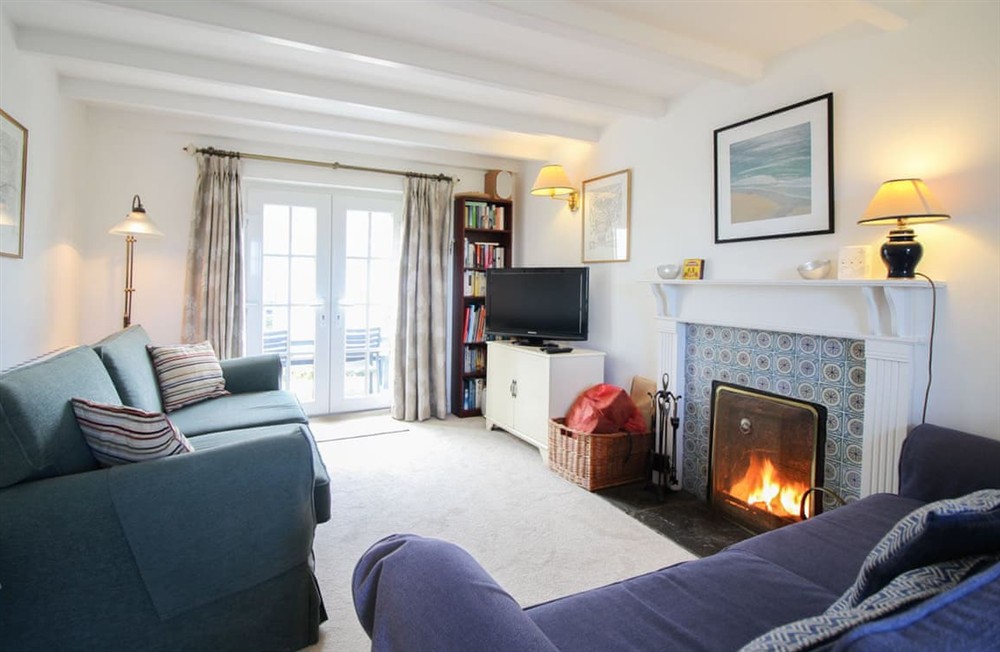 Living area (photo 7) at Old School House in Gerrans near Portscatho, Cornwall
