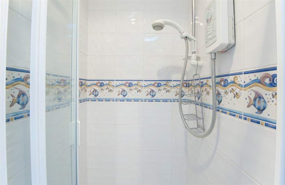Shower room at Old School House in Gerrans near Portscatho, Cornwall