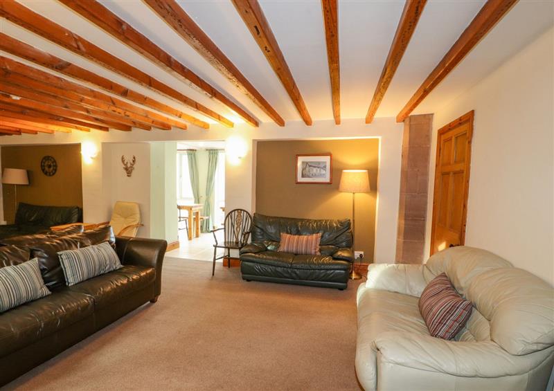 Relax in the living area at Old School Muncaster House, Ravenglass near Holmrook
