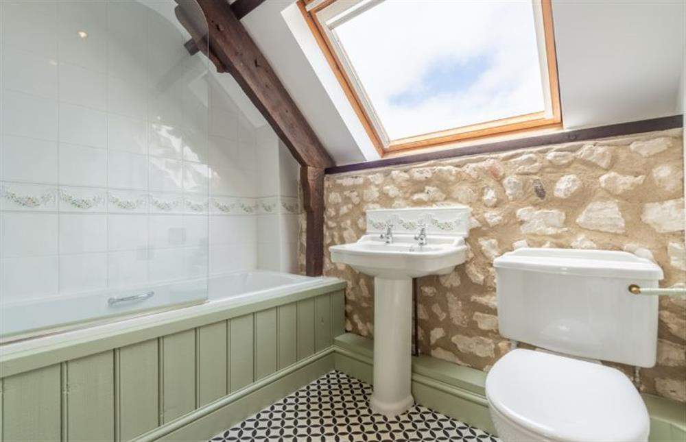 First floor: Bathroom at Old Smithy, Titchwell near Kings Lynn