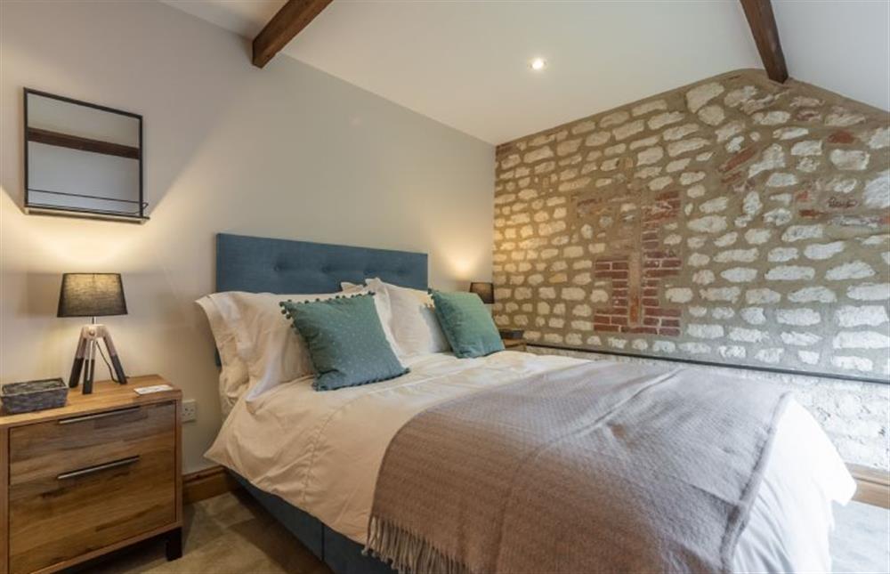 First floor: Bedroom two at Old Smithy, Titchwell near Kings Lynn