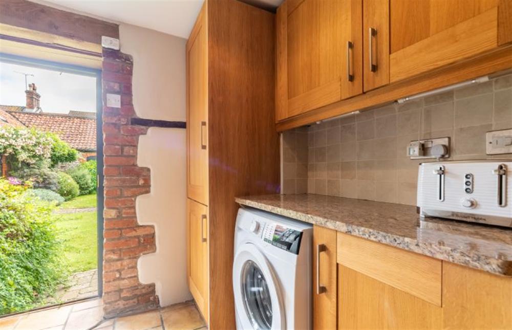 Ground floor: Utility with door to the communal garden at Old Smithy, Titchwell near Kings Lynn