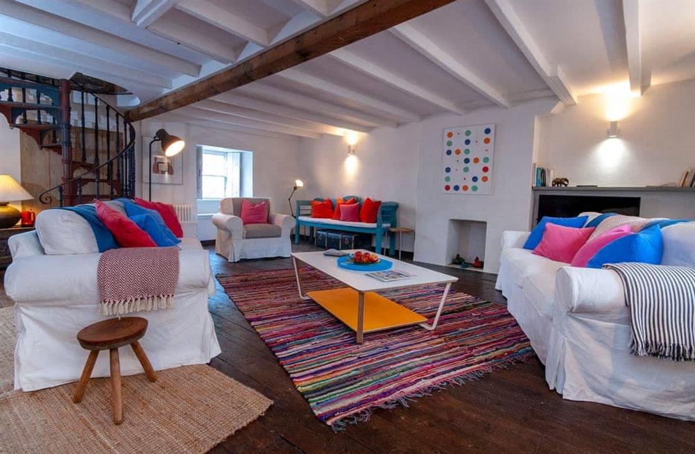 Relax in the living area at Old Stable Cottage in Carew, Pembrokeshire, Dyfed