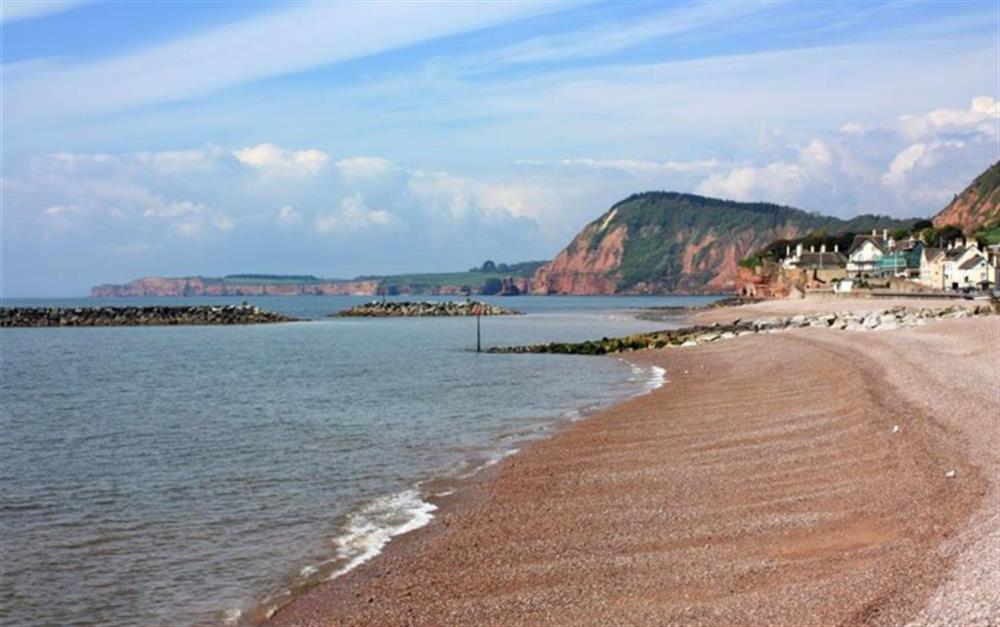 Sidmouth Beach at Old Stable Cottage in Seaton
