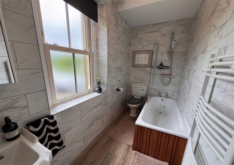 Bathroom at Old Station Cottage, Kielder