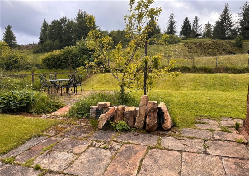 The garden in Old Station Cottage at Old Station Cottage, Kielder