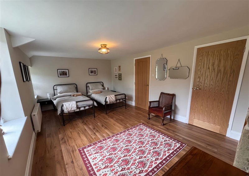 This is a bedroom at Old Station Cottage, Kielder