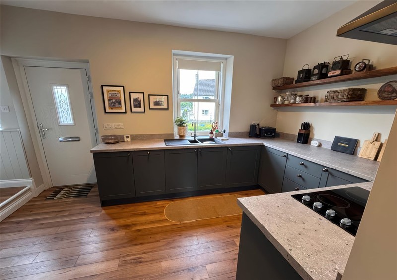 This is the kitchen at Old Station Cottage, Kielder